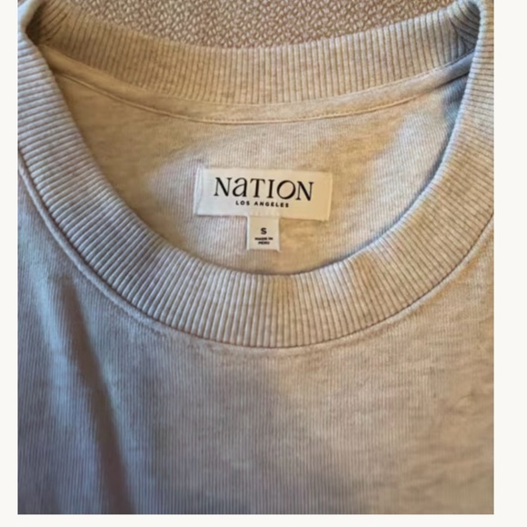 Nation JOVIE
Sweatshirt size small
Heather oatmeal - Picture 8 of 10